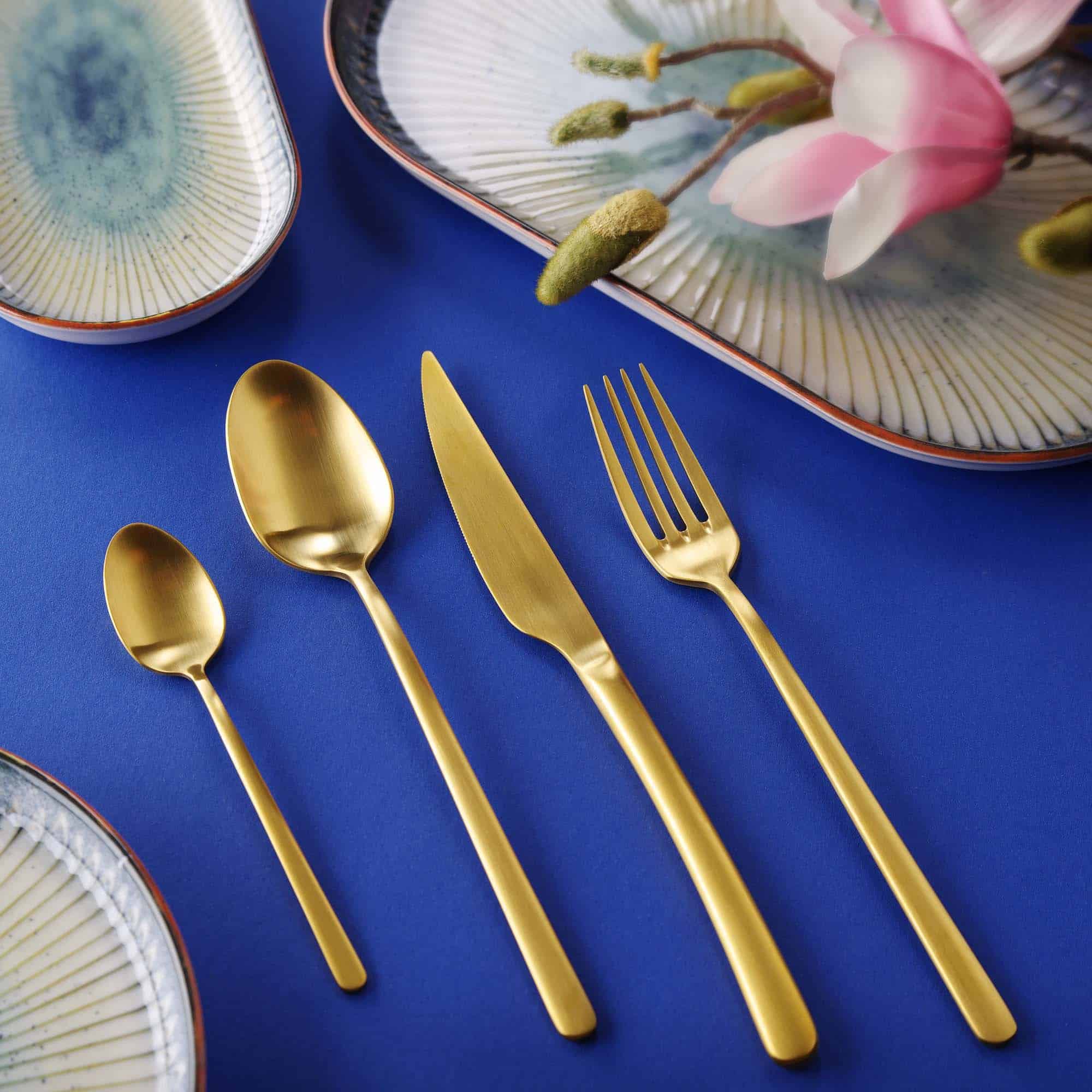 Amarone Gold coltello da tavola - 237 mm - set 12 pz | OVE