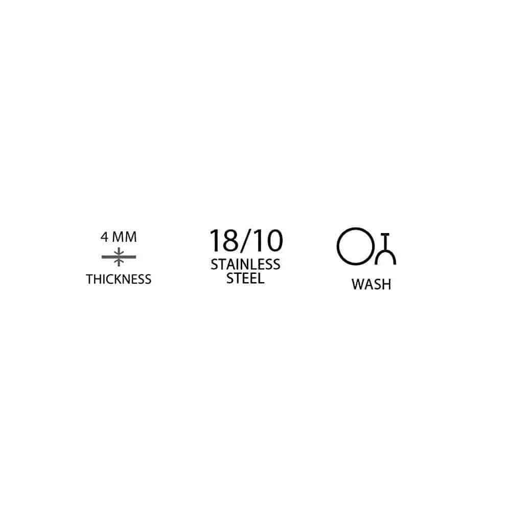 Amarone Gold coltello da tavola - 237 mm - set 12 pz | OVE