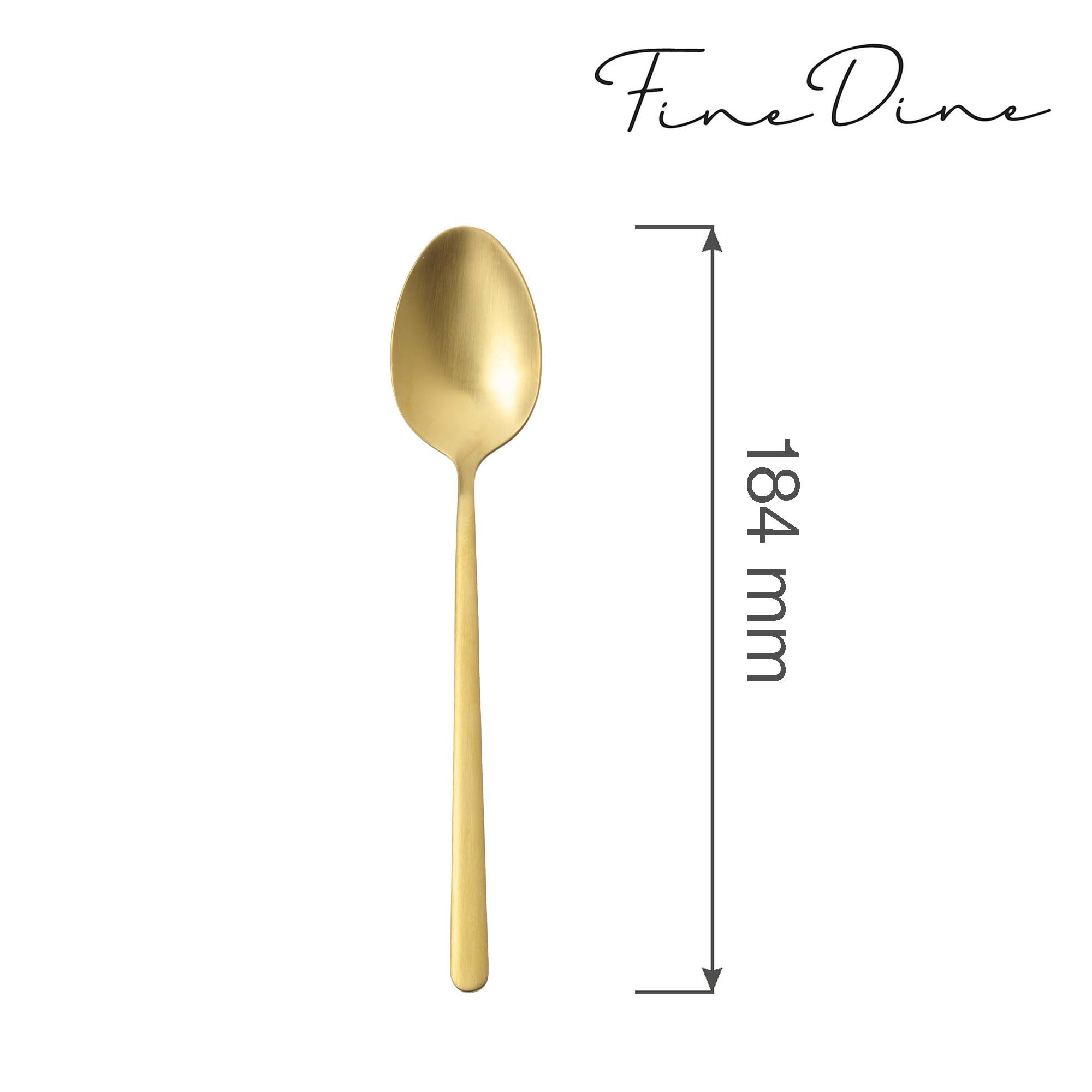 Amarone Gold cucchiaio da dessert - 184 mm | OVE
