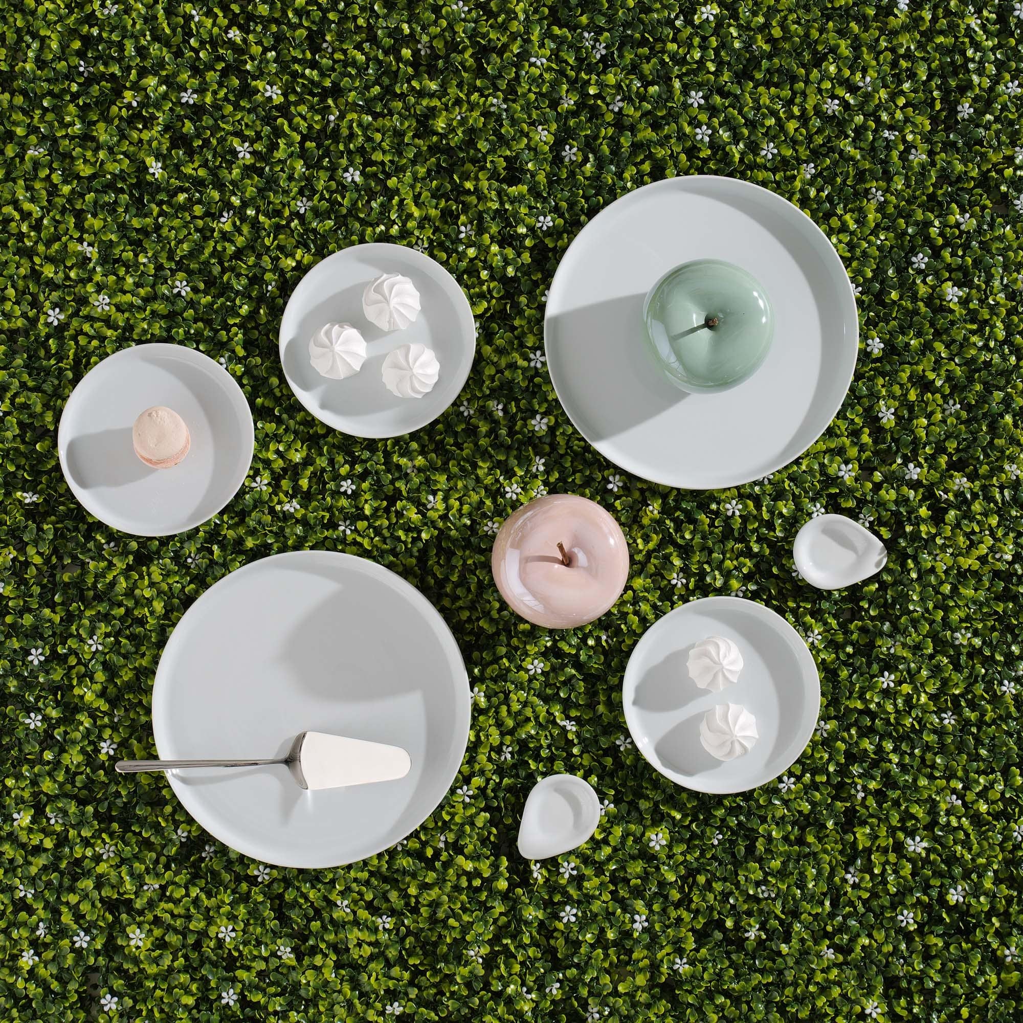 Piatto senza bordo Bianco - 210 mm | Fine Dine
