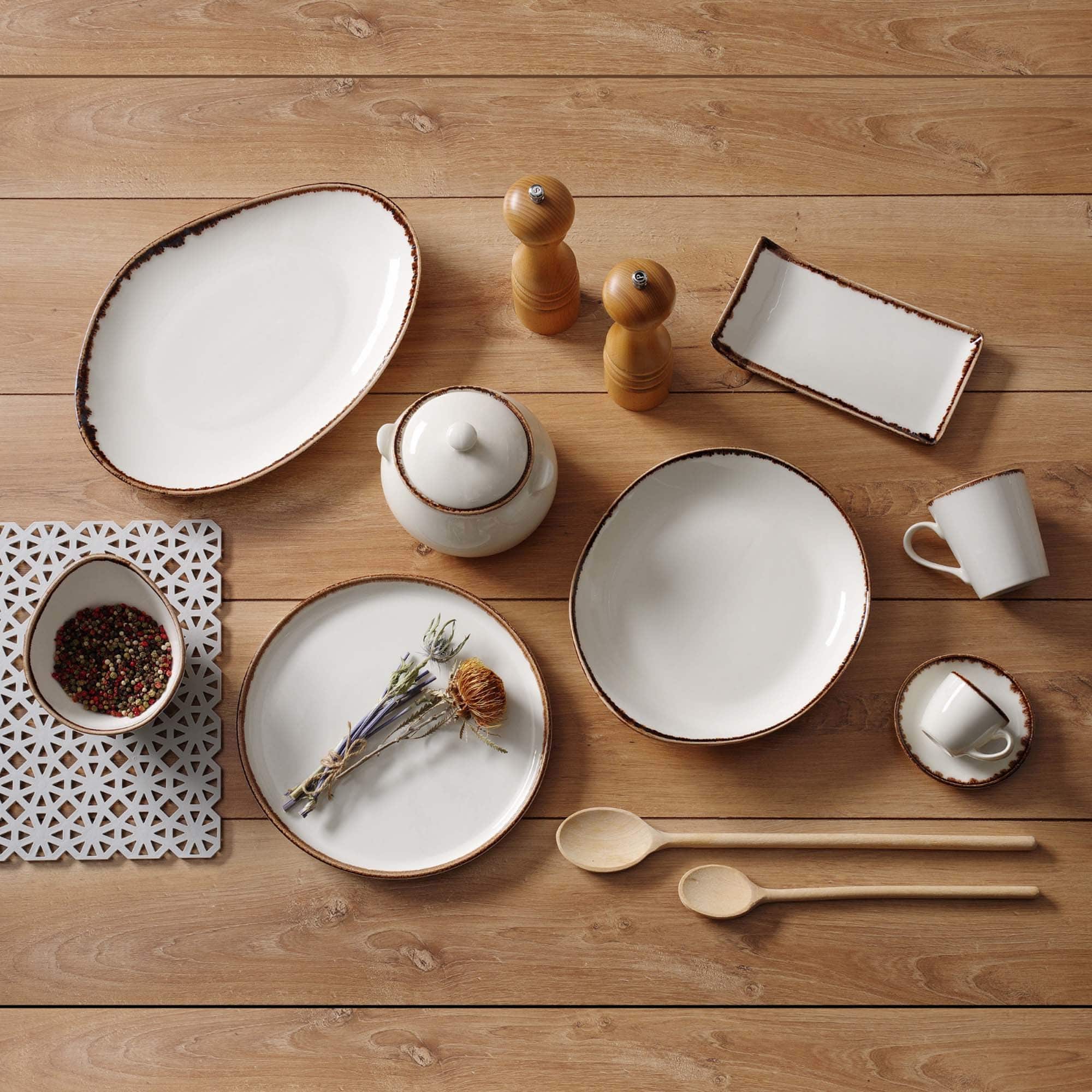 Piatto da portata Vanilla - 215x120 mm | Fine Dine