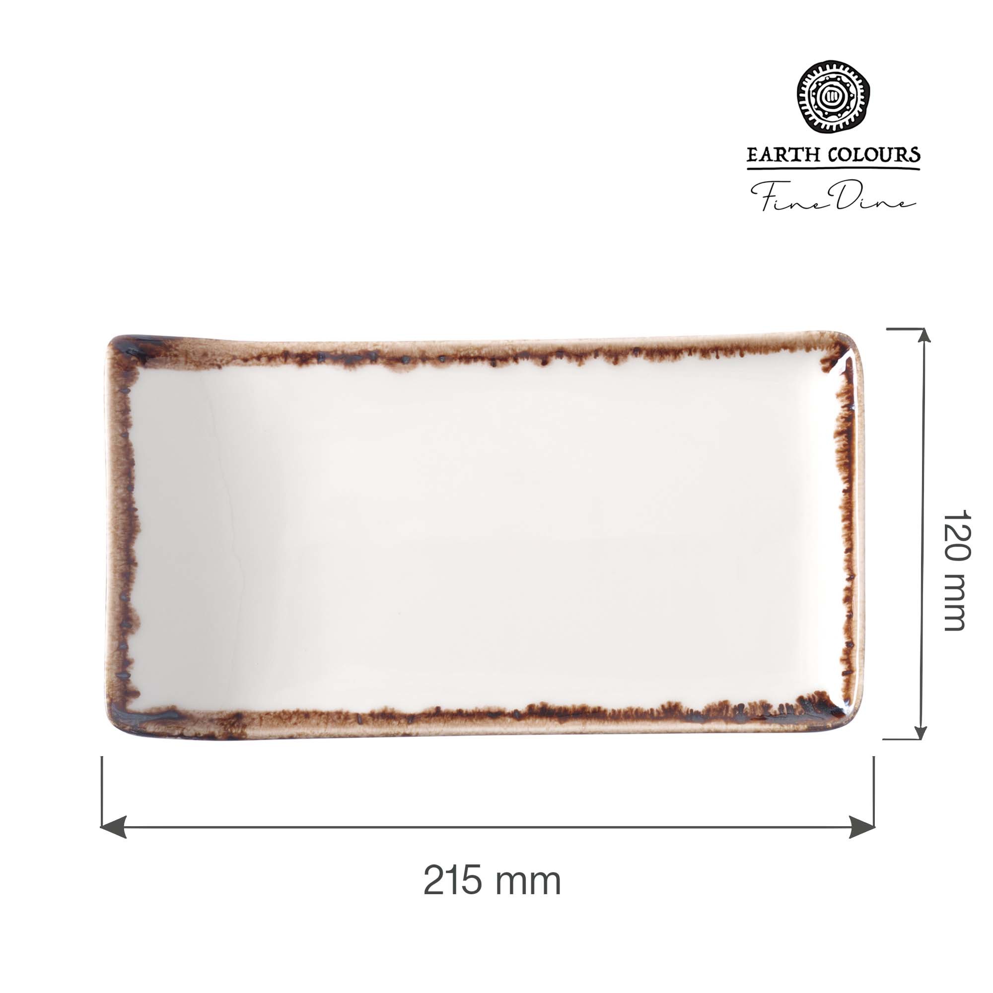 Piatto da portata Vanilla - 215x120 mm | Fine Dine