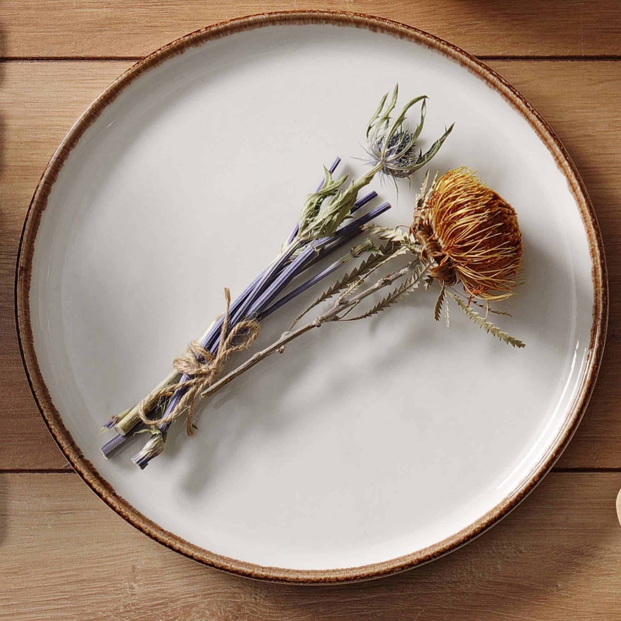 Piatto rettangolare color vaniglia - 300x150 mm | Fine Dine