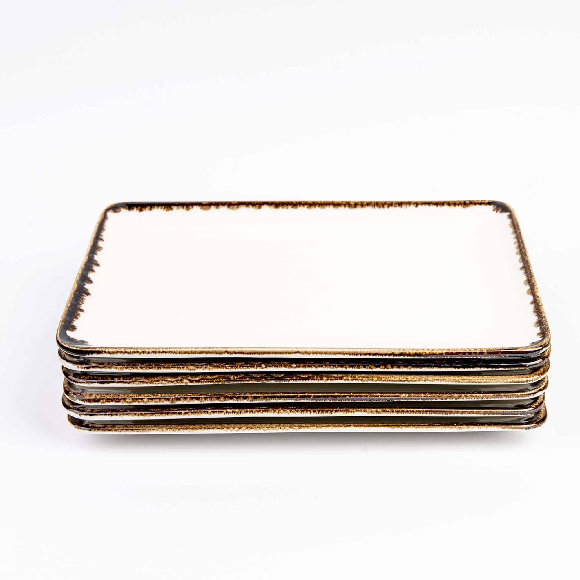Piatto rettangolare color vaniglia - 300x150 mm | Fine Dine