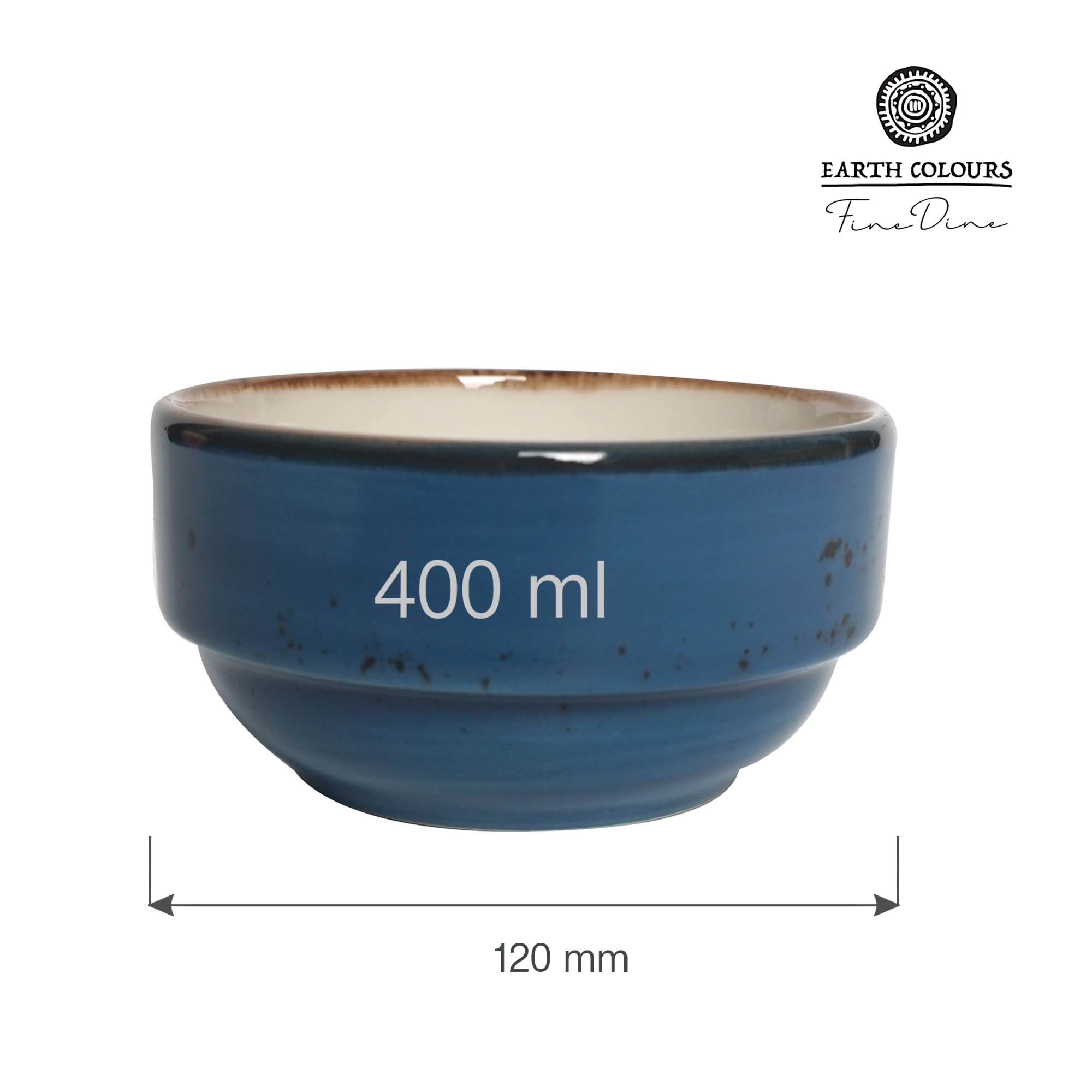 Ciotola impilabile Iris - 120 mm - blu | Fine Dine