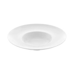 Piatto fondo Bianco con bordo ampio - 270 mm | Fine Dine