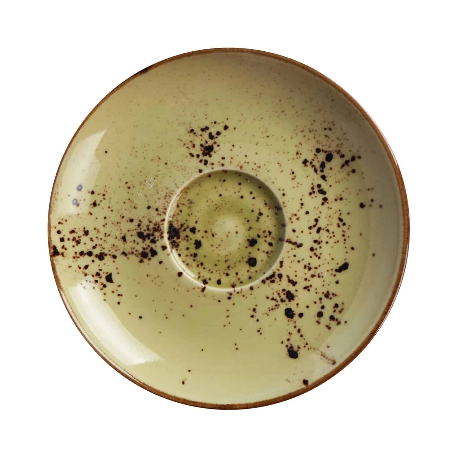 Piattino da cappuccino Olive - 160 mm | Fine Dine