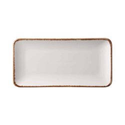 Piatto rettangolare color vaniglia - 300x150 mm | Fine Dine