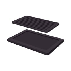 Tagliere per pane nero Madeira 530x325 mm | Fine Dine