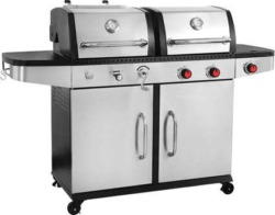 Griglia a gas e carbonella 2v1 - 8,2 kW + carbonella | YG-20030