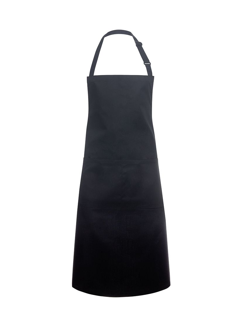 Grembiule da cameriere Basic, nero 75 x 90 cm