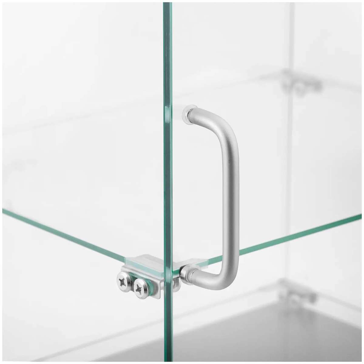Vetrina in vetro - 60 l - 3 ripiani | Royal Catering