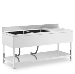 Tavolo lavello con lavabo 180 x 70 x 97 cm