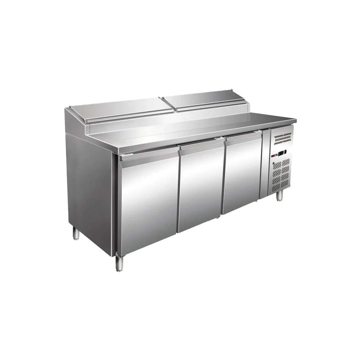 Tavolo refrigerato - a 3 porta - 8 x GN 1/3 | MTPZ-3D