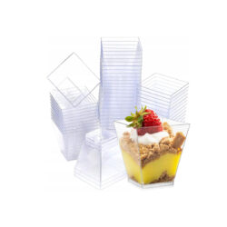 Bicchierini in plastica Fingerfood per dessert - 60 ml - 50 pz | Gastrokitchen