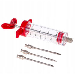 Siringa per marinare la carne - 30ml - grigia - 3 aghi | Gastrokitchen