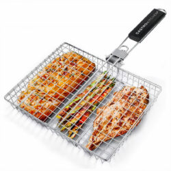 Cesto per grigliare - cestello in acciaio inox | Gastrokitchen