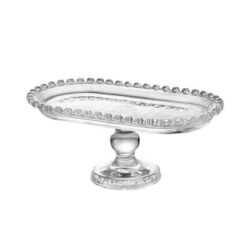 Vassoio da servizio in vetro - ovale 25 cm | Gastrokitchen
