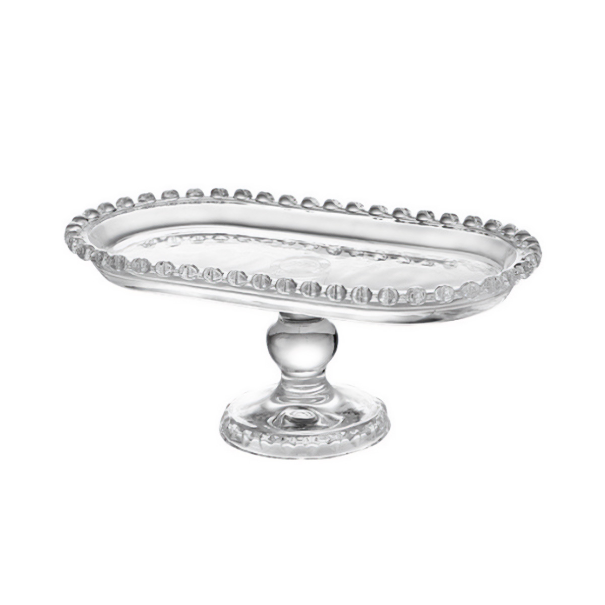 Vassoio da servizio in vetro - ovale 25 cm | Gastrokitchen