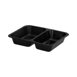 Contenitore menu termosaldabile - 2 scomparti - 50 pz - 227x178x40 mm