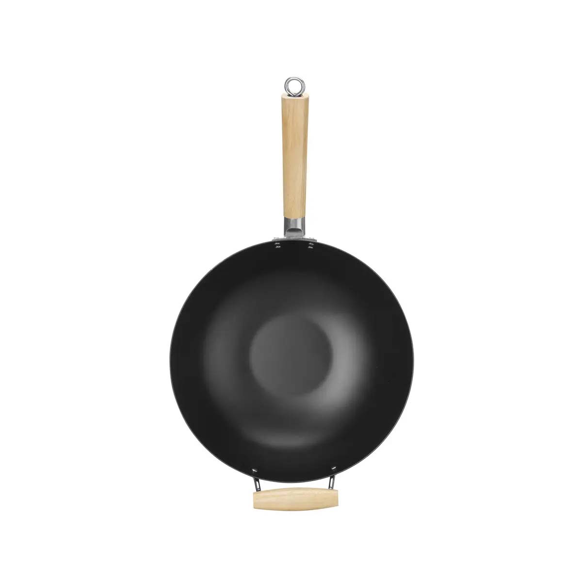 Padella wok - Ø 324 mm - manico in legno | Hendi 627907