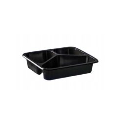 Contenitore menu termosaldabile - 3 scomparti - 50 pz - 227x178x50 mm
