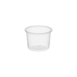 Ciotola per zuppa - termosaldabile o con coperchio Ø115 mm - 500 ml | 50 pz