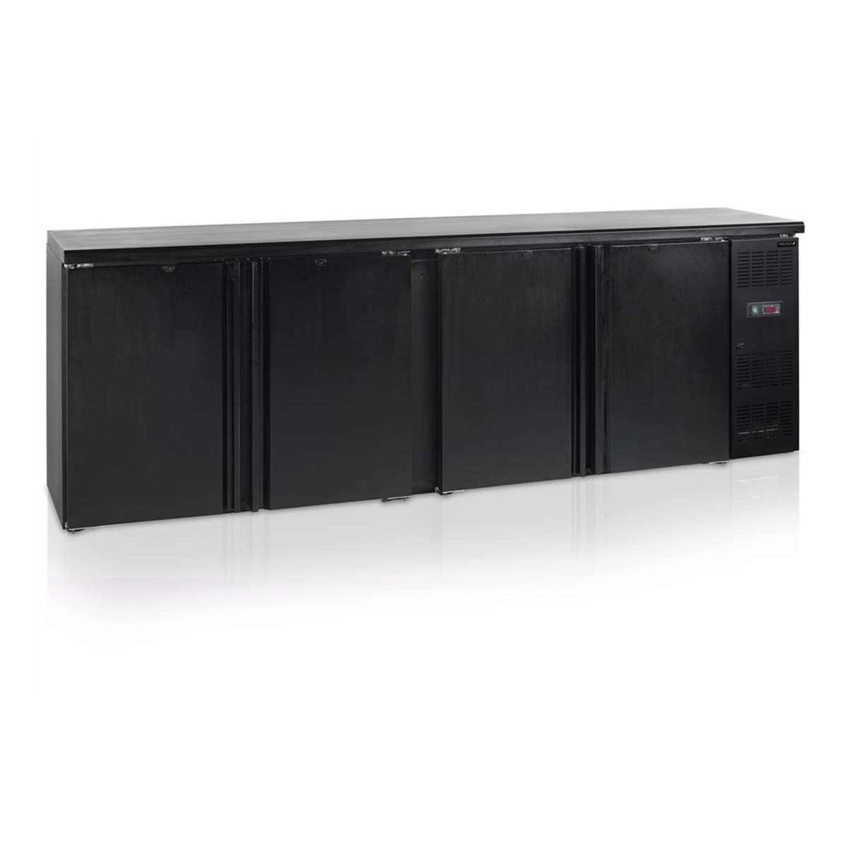 Mini frigorifero - 605 L - completamente nero - CBC 410 | TEFCOLD