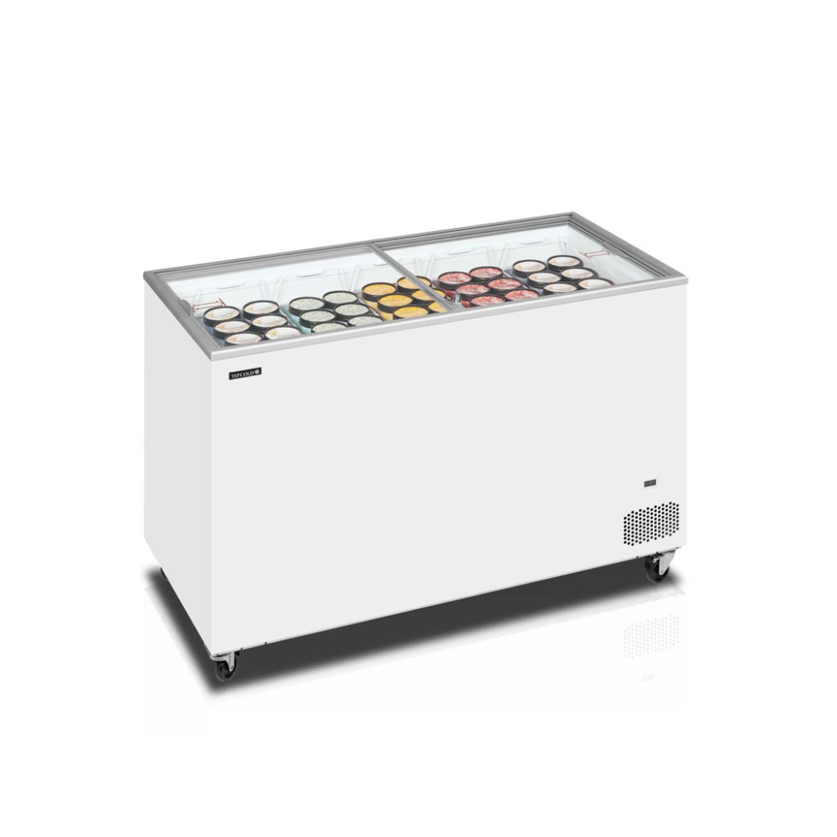 Congelatore a pozzetto - coperchio in vetro - 350 L - IC 401 SC | TEFCOLD