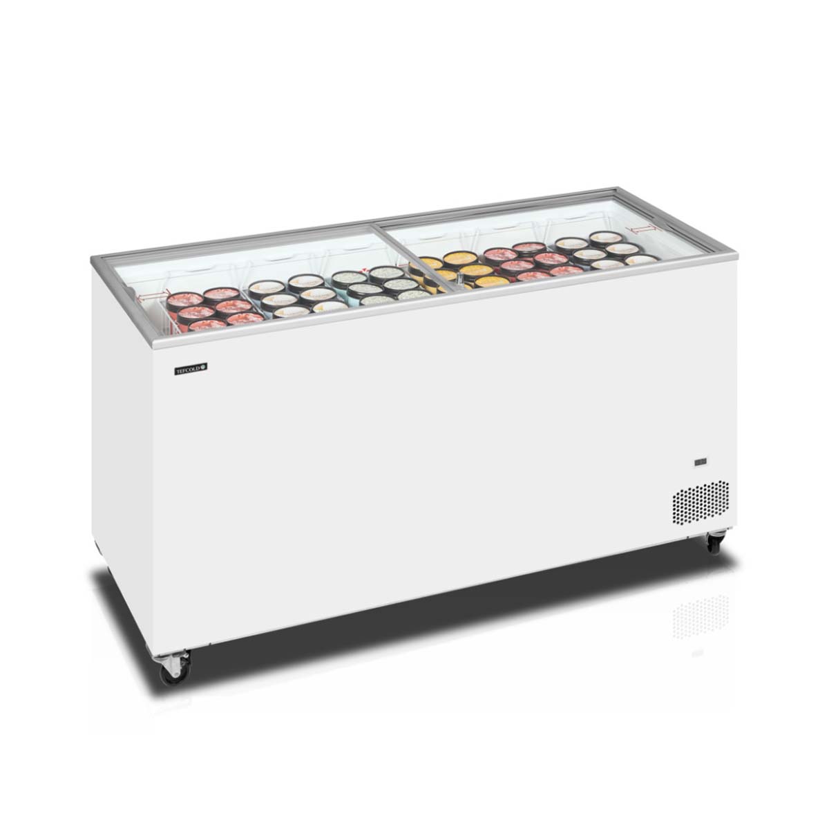 Congelatore a pozzetto - coperchio in vetro - 430 L - IC 501 SC | TEFCOLD