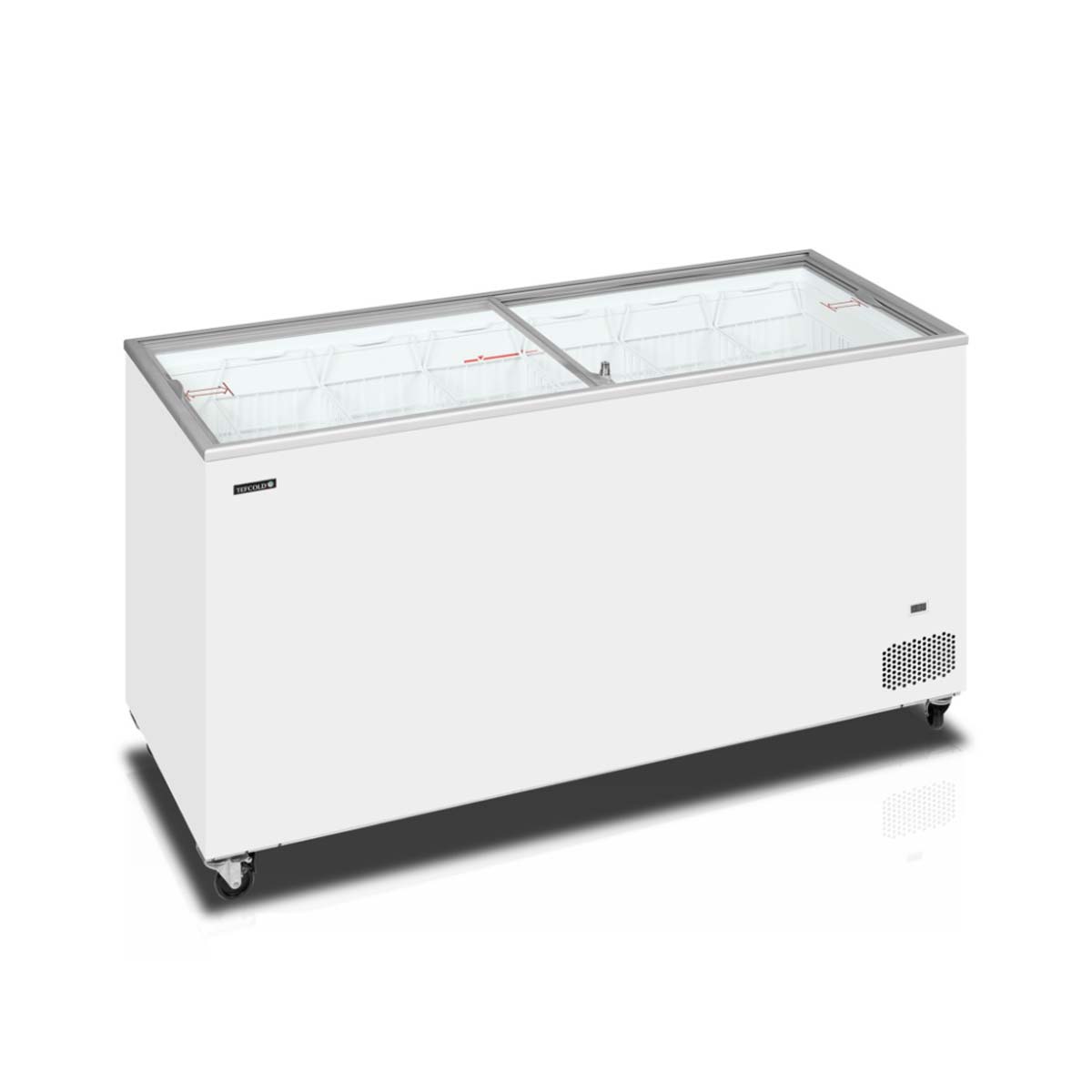 Congelatore a pozzetto - coperchio in vetro - 430 L - IC 501 SC | TEFCOLD