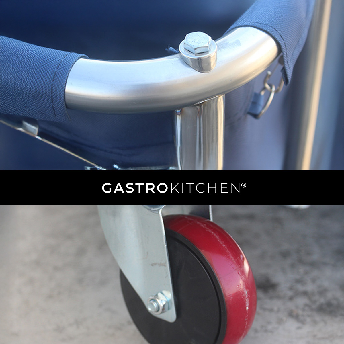 Carrello portabiancheria per hotel - diviso | Gastrokitchen