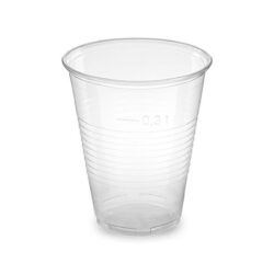 Bicchiere trasparente (PP) - Ø 95 mm - 300 ml | 50 pz