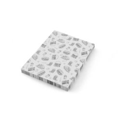 Carta antigrasso - 200x250 mm - bianconera | Hendi 678268