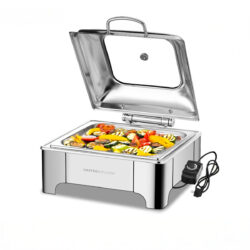 Scaldavivande elettrico in vetro 6 L - GN 2/3 | Gastrokitchen