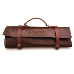 Borsa arrotolabile in pelle per coltelli - borsa | Gastrokitchen