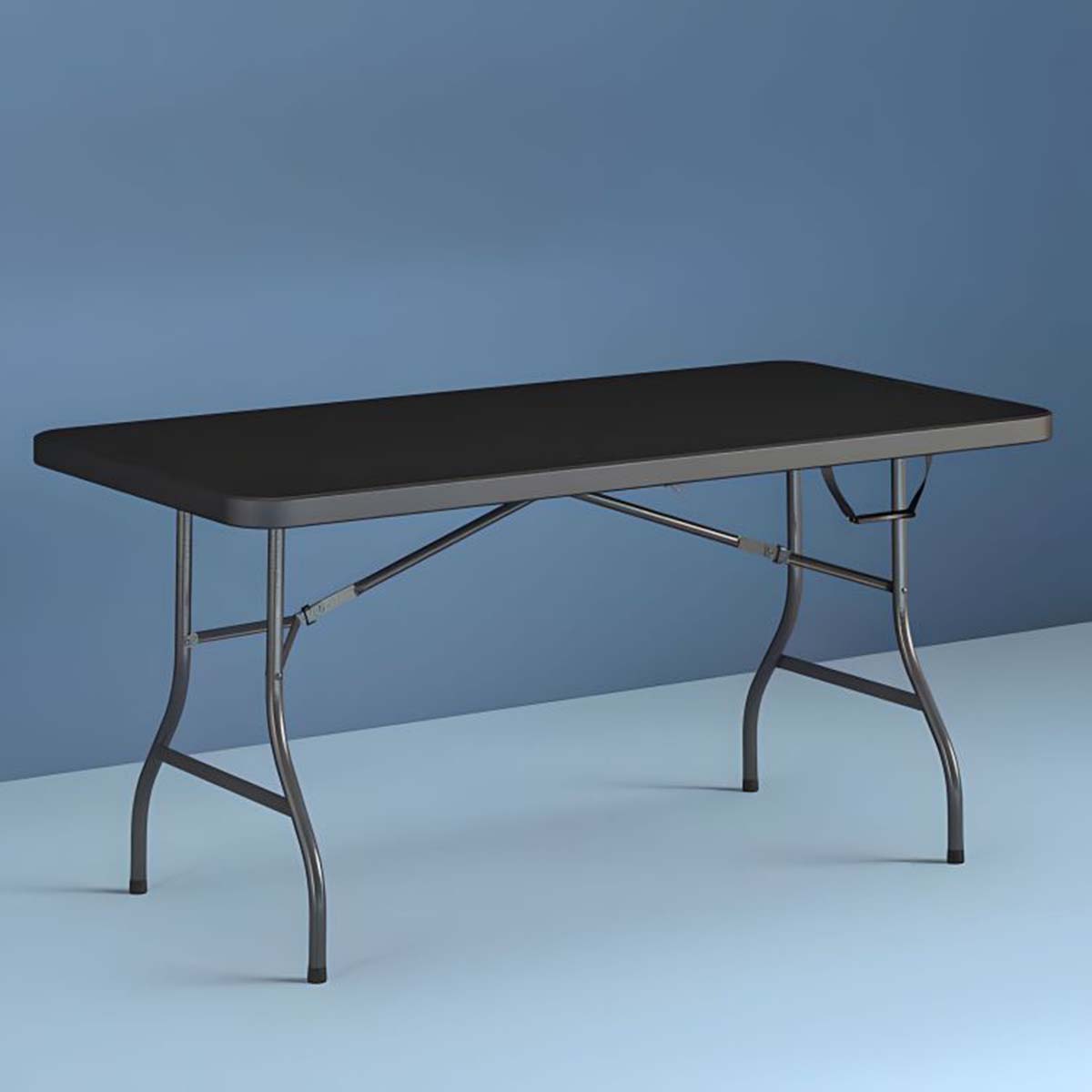 Tavolo da buffet pieghevole - 180 cm | nero