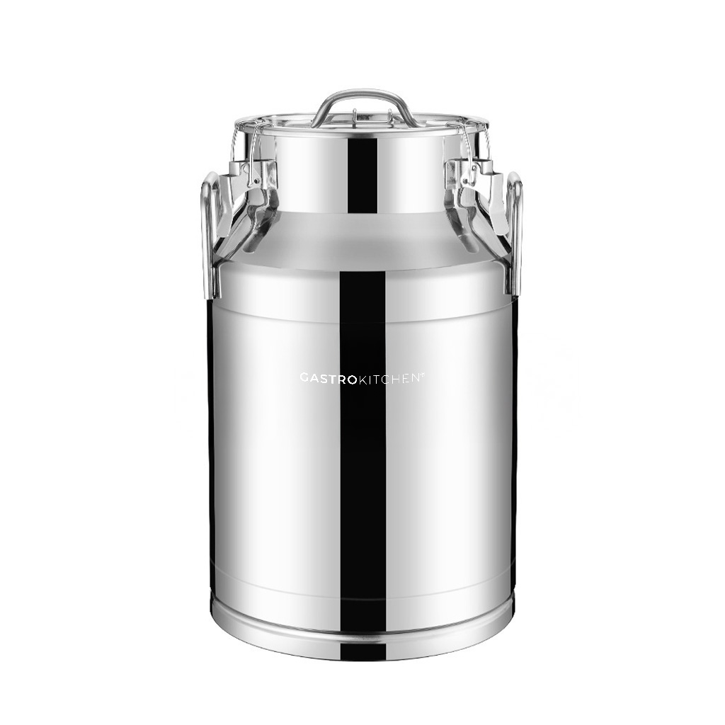 35 L - contenitore in acciaio inox - bricco per latte
