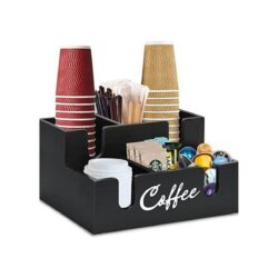 Organizer - box per caffè - 23x28x15 cm - nero | Gastrokitchen