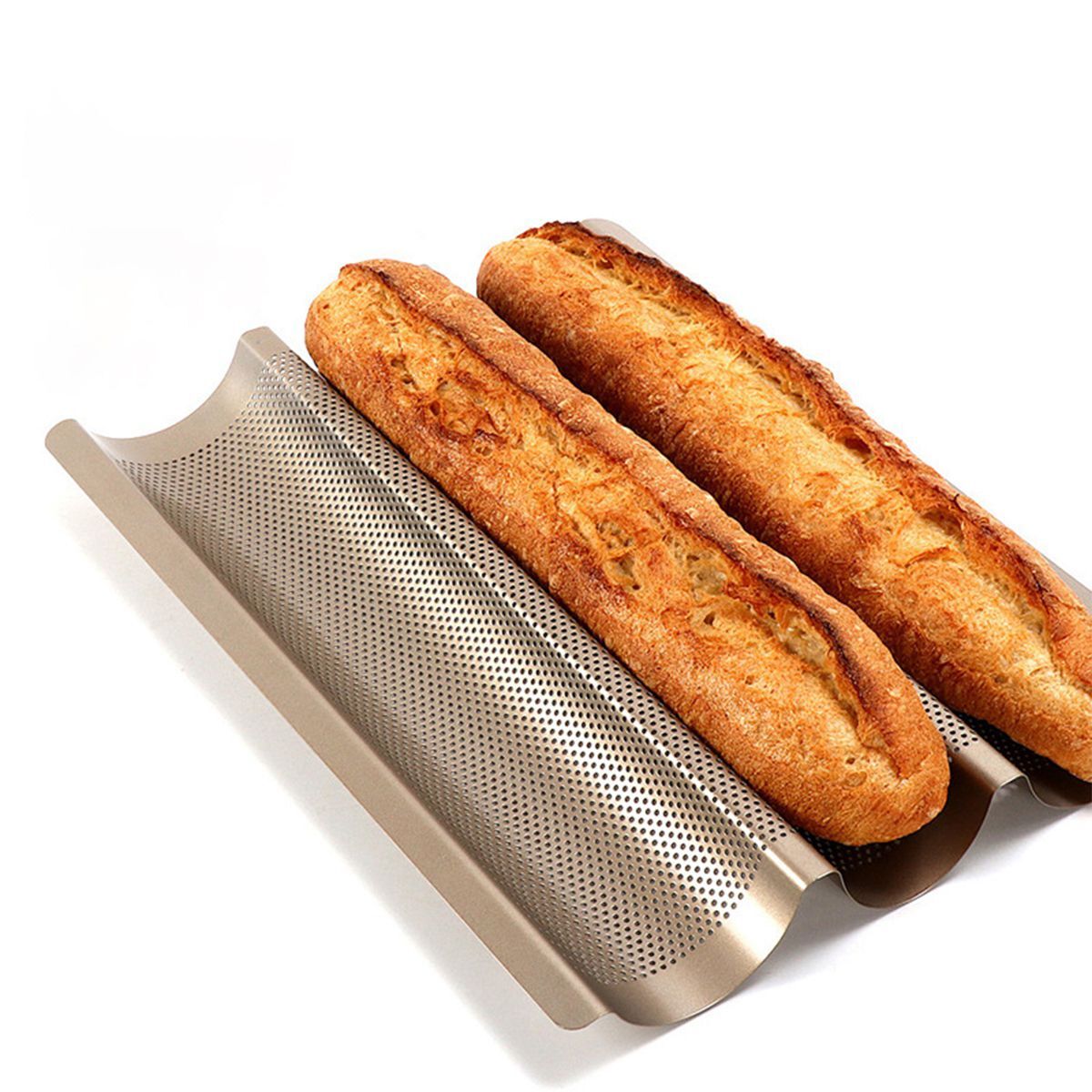 Teglia antiaderente per baguette 38,5 x 27,3 cm | Gastrokitchen