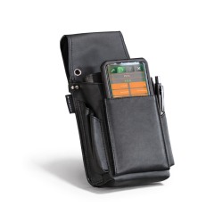 Custodia da cameriere per terminale - 14x27 cm, nera