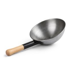 Padella wok - Ø 30 cm - manico in legno 25 cm