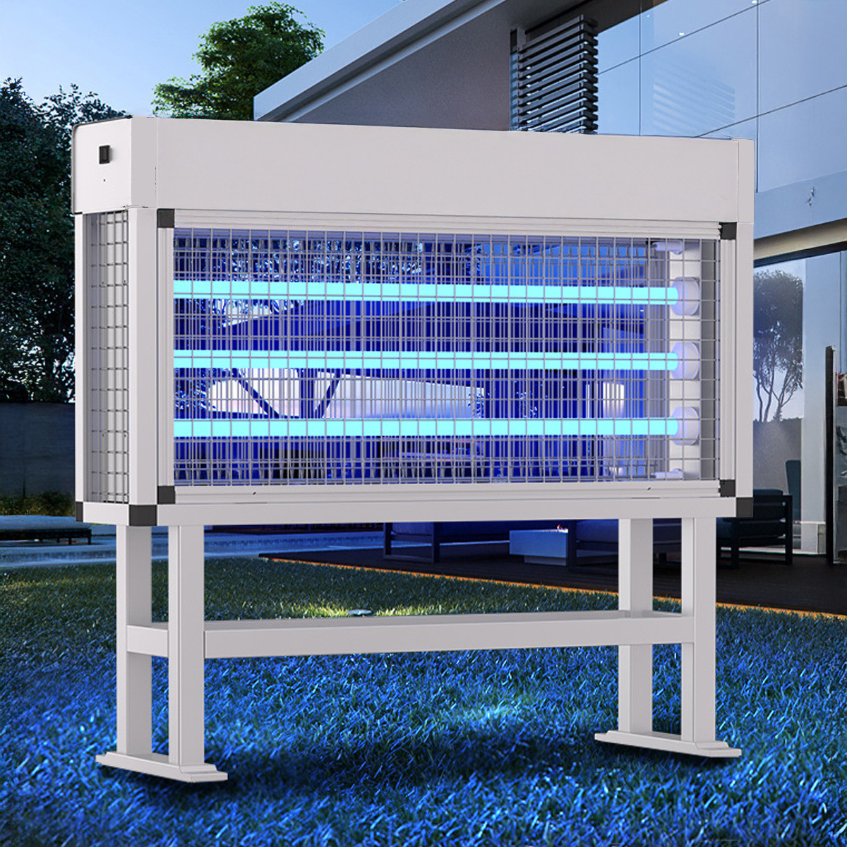 Trappola per insetti da esterno 45W LED - 300m2 - impermeabile