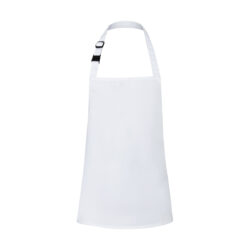 Grembiule da bambino Bip Basic - M bianco