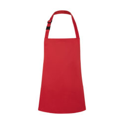 Grembiule da bambino Bip Basic - S rosso