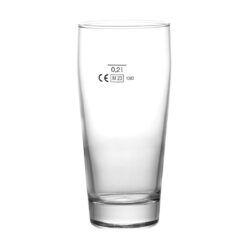 Bicchiere da birra e cola con tacche Klasik - 200 ml