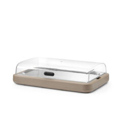 Vetrina refrigerata con coperchio UNIQ - 593x389 mm - beige | Hendi 871935