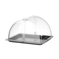 Vetrina con coperchio a rullo GN 1/2 - 325x265 mm | Hendi 427569