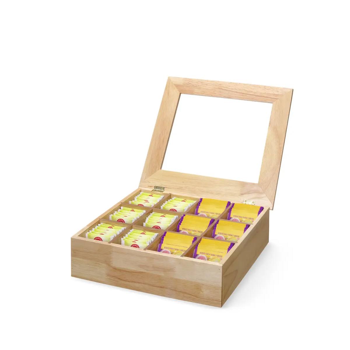 Scatola da tè in legno - 300x280x90 mm | Hendi 456514