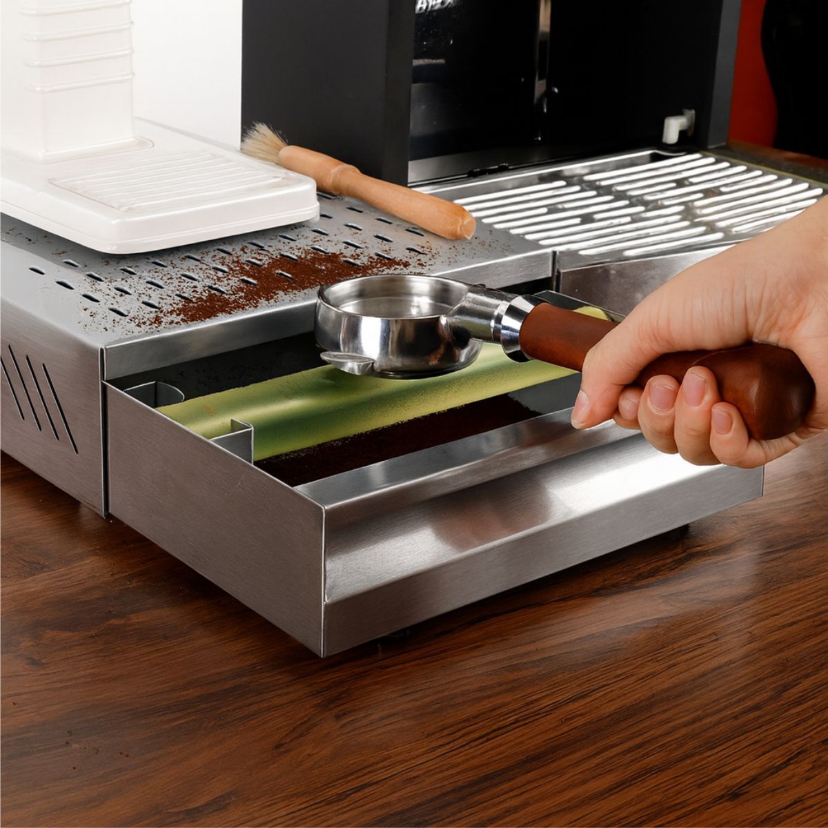 Cassetto battifondi per caffè - acciaio inox | Gastrokitchen